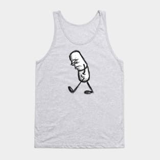 Sad Walking Pill - Pharmacy Humor Tank Top